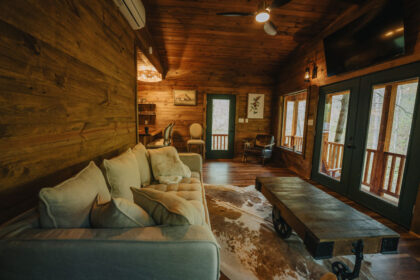 Off Grid Cedar Cabin at White Oak Falls Tennessee