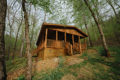 Off Grid Cedar Cabin at White Oak Falls Tennessee
