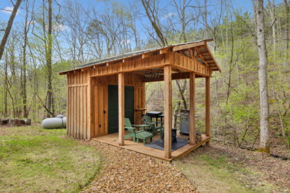 Off Grid Cedar Cabin at White Oak Falls Tennessee