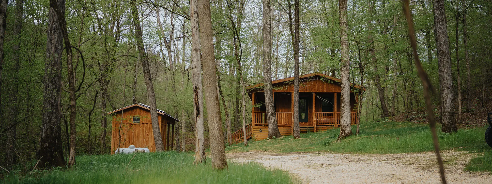 Off-Grid Cedar Cabin at White Oak Falls Tennessee