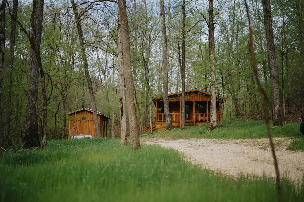 Off Grid Cedar Cabin at White Oak Falls Tennessee